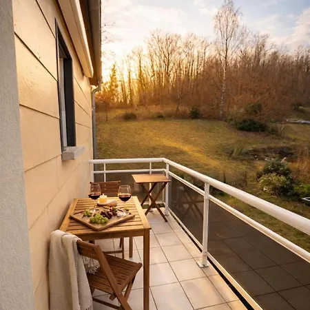 Vue Panoramique Sur - Terrasse Foret Lägenhet *